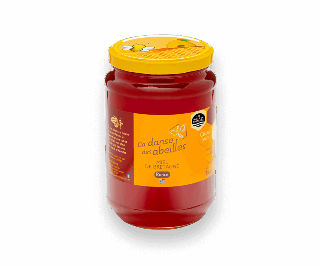 Produit : miel de ronce de la danse des abeilles